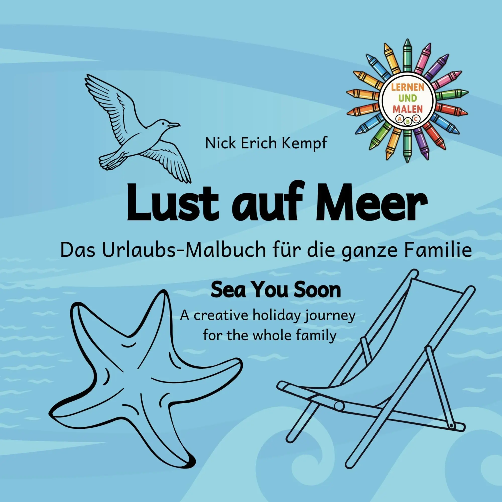 Cover: 9783819200083 | Lust auf Meer. Das Urlaubs-Malbuch für die ganze Familie. | Kempf