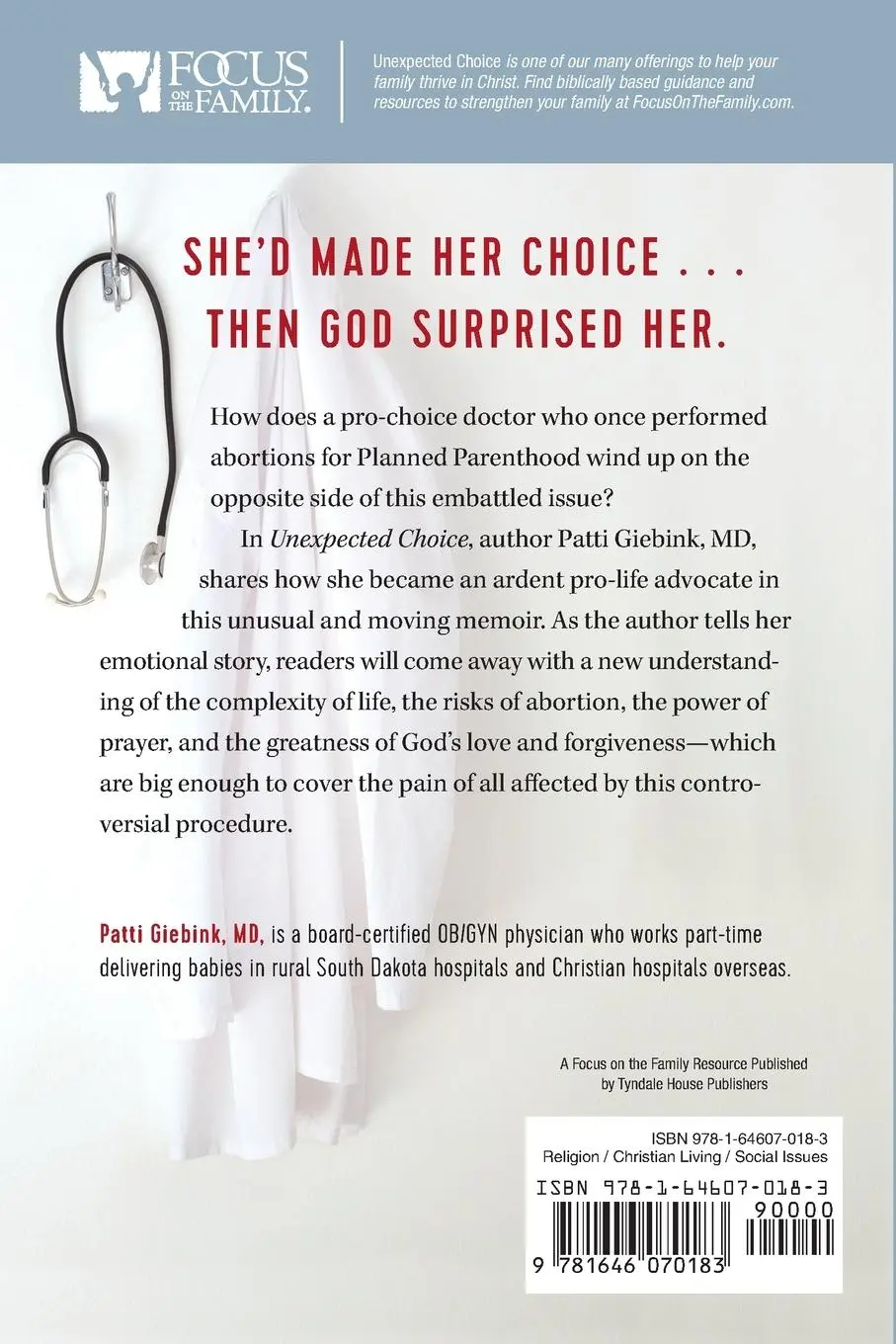 Rückseite: 9781646070183 | Unexpected Choice | Patti MD Giebink (u. a.) | Taschenbuch | Englisch