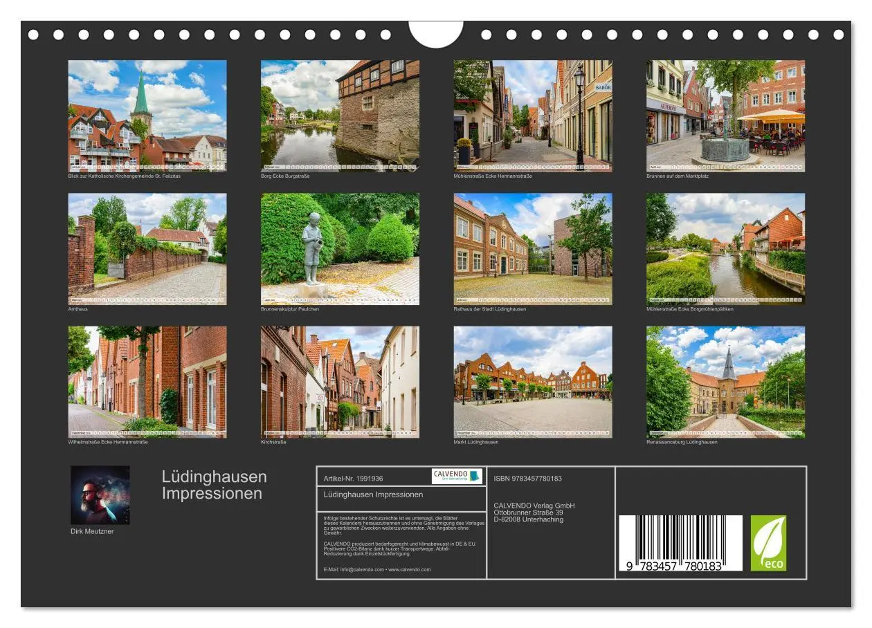 Bild: 9783457780183 | Lüdinghausen Impressionen (Wandkalender 2026 DIN A4 quer), CALVENDO...