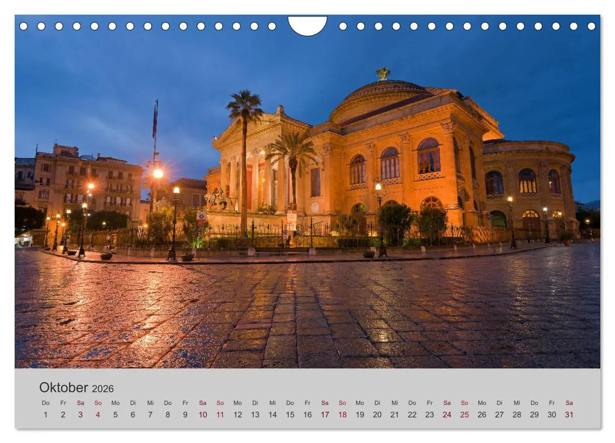Bild: 9783457850183 | Sizilien 2026 (Wandkalender 2026 DIN A4 quer), CALVENDO Monatskalender