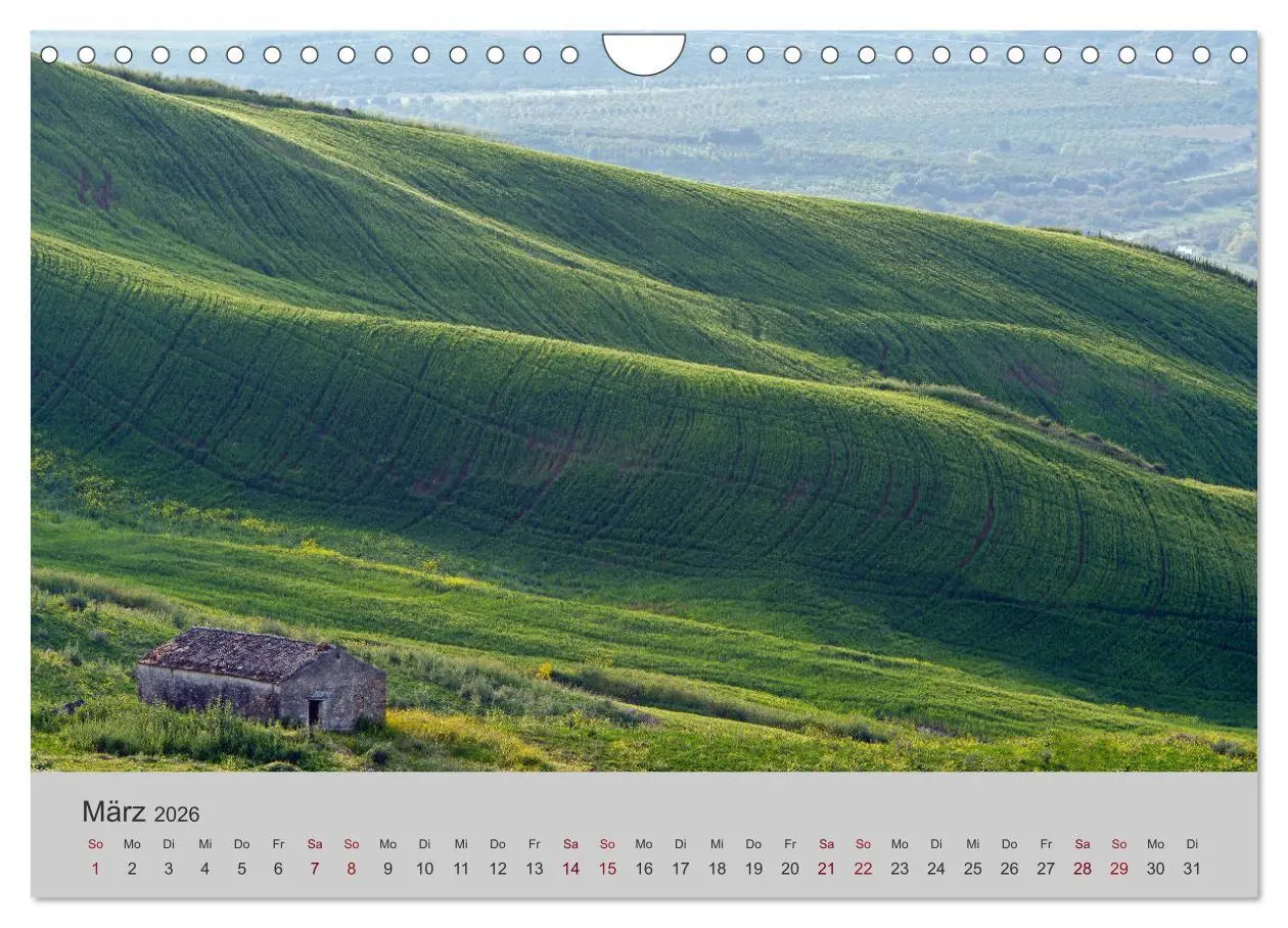 Bild: 9783457850183 | Sizilien 2026 (Wandkalender 2026 DIN A4 quer), CALVENDO Monatskalender