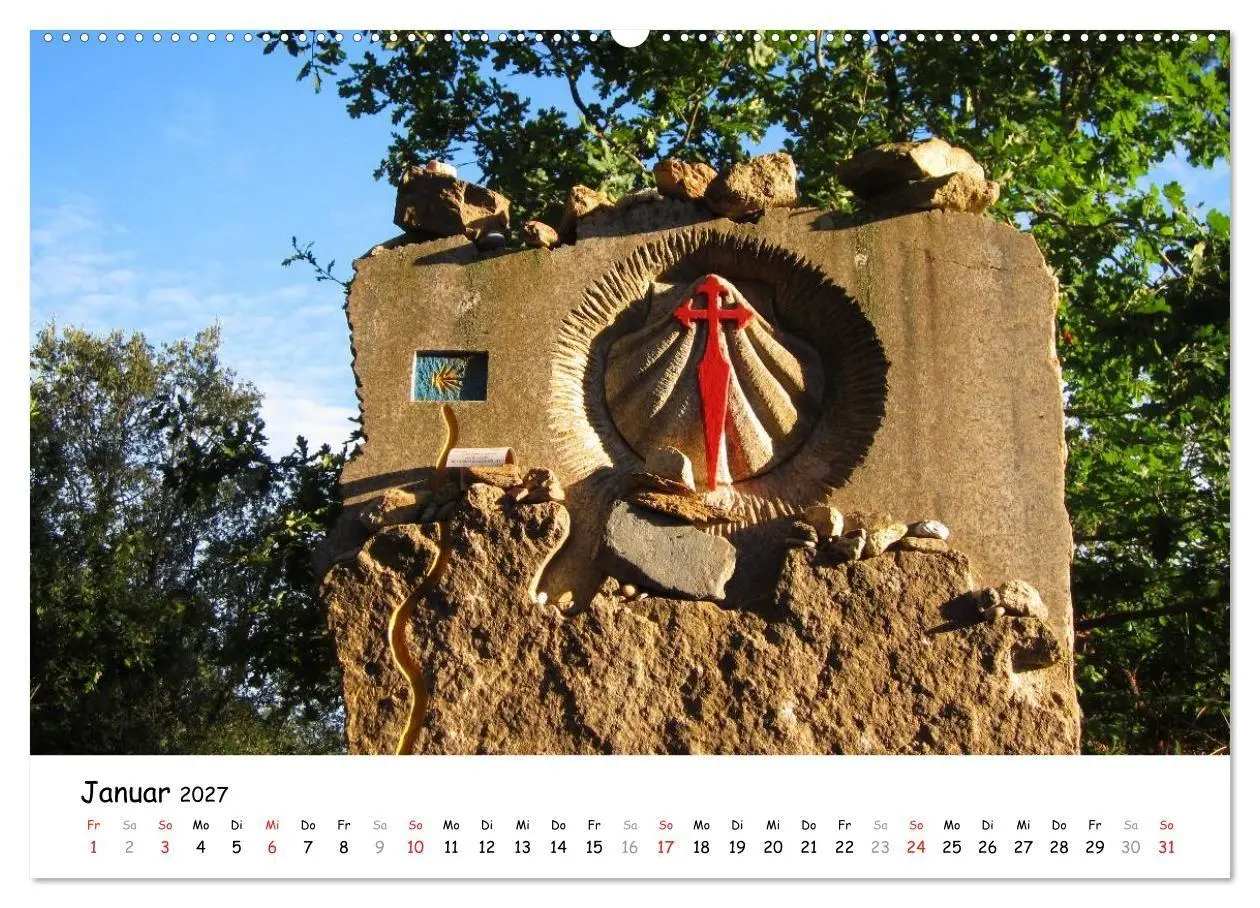 Bild: 9783569960183 | Camino Portugues - Jakobsweg (Wandkalender 2027 DIN A2 quer),...
