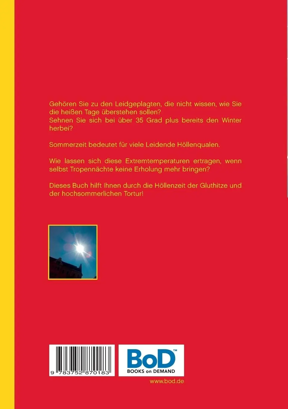 Rückseite: 9783752870183 | Das Hitze-Hassbuch | Rhiannon Brunner | Taschenbuch | 128 S. | Deutsch