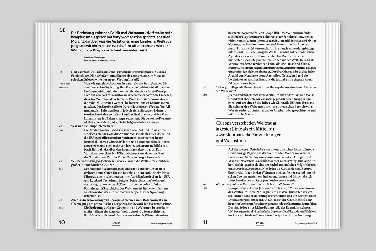 Bild: 9783948440183 | fortytwomagazine #5 - Weltraum | Lena Kronenbürger (u. a.) | Buch