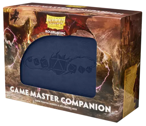 Cover: 5706569500283 | Game Master Companion - Midnight Blue | Dragon Shield Roleplay