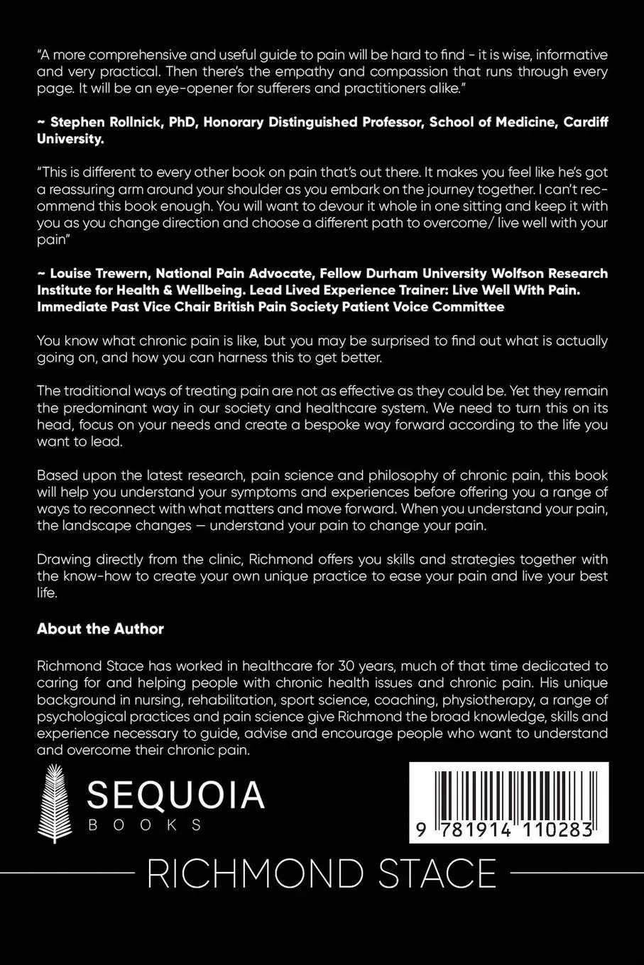 Rückseite: 9781914110283 | Understand and Overcome Your Chronic Pain | Richmond Stace | Buch