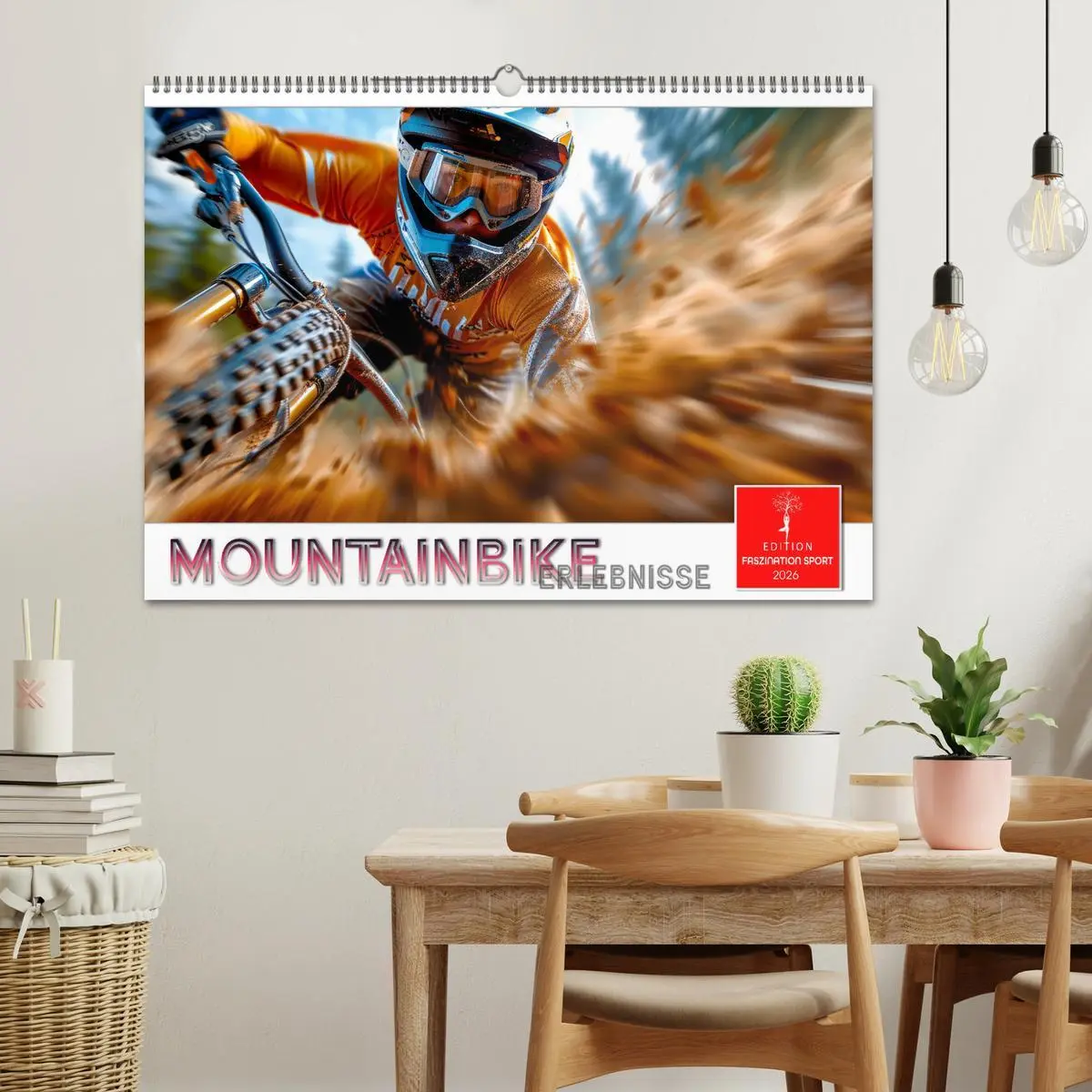 Bild: 9783457390283 | Mountainbike Erlebnisse (Wandkalender 2026 DIN A2 quer), CALVENDO...