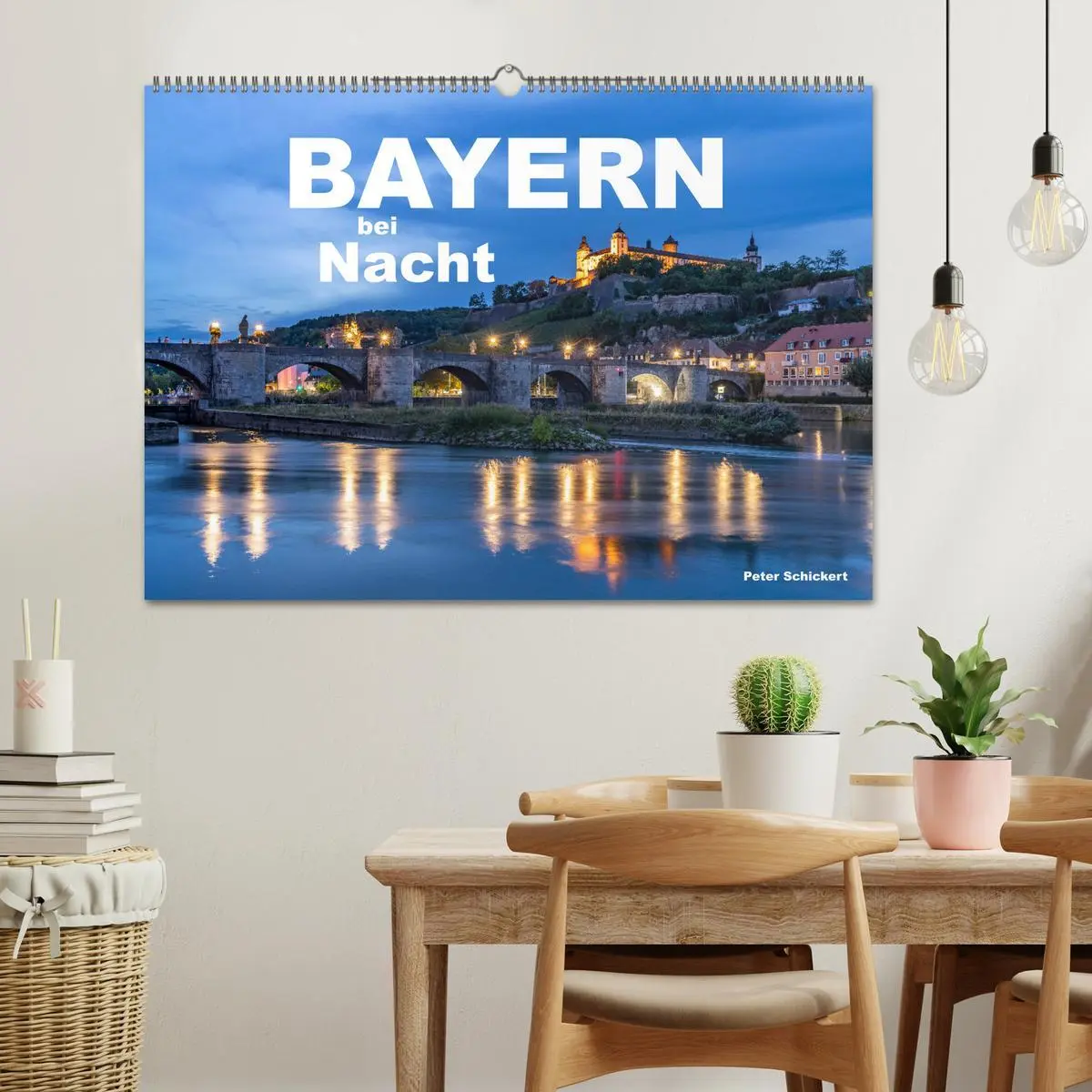 Bild: 9783457460283 | Bayern bei Nacht (Wandkalender 2026 DIN A2 quer), CALVENDO...