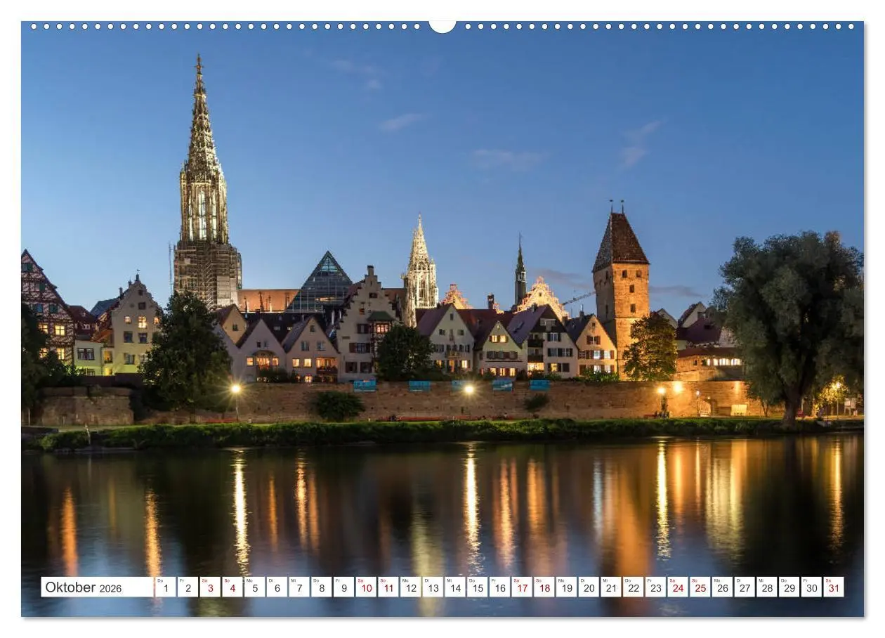 Bild: 9783457460283 | Bayern bei Nacht (Wandkalender 2026 DIN A2 quer), CALVENDO...