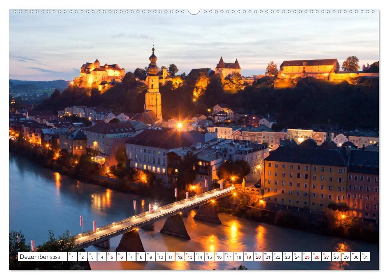 Bild: 9783457460283 | Bayern bei Nacht (Wandkalender 2026 DIN A2 quer), CALVENDO...