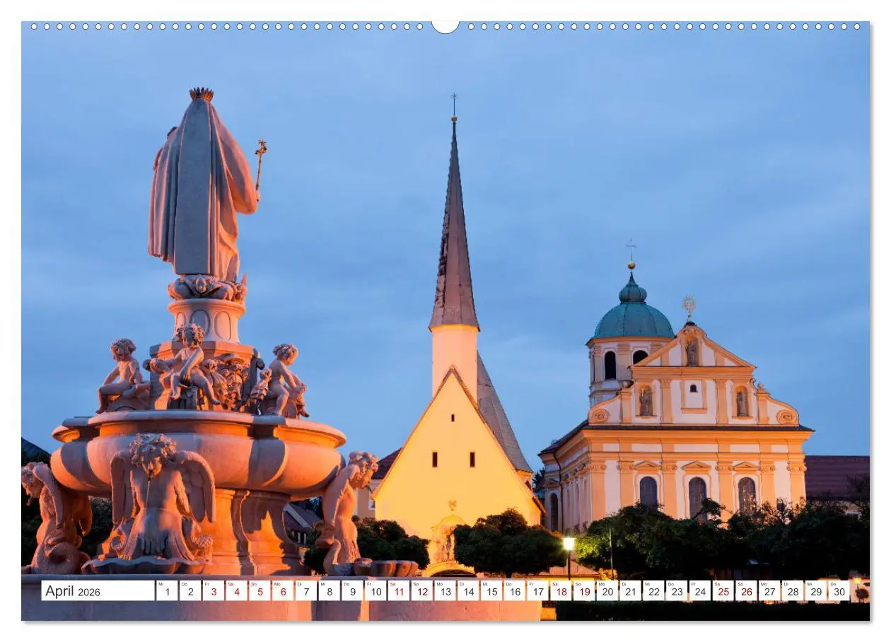 Bild: 9783457460283 | Bayern bei Nacht (Wandkalender 2026 DIN A2 quer), CALVENDO...