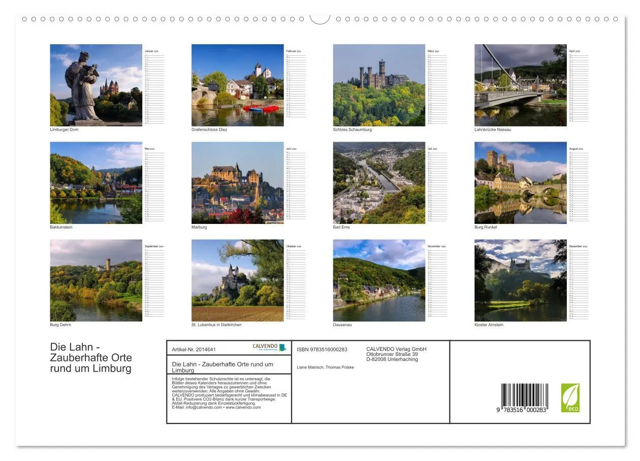 Bild: 9783516000283 | Die Lahn - Zauberhafte Orte rund um Limburg (hochwertiger Premium...