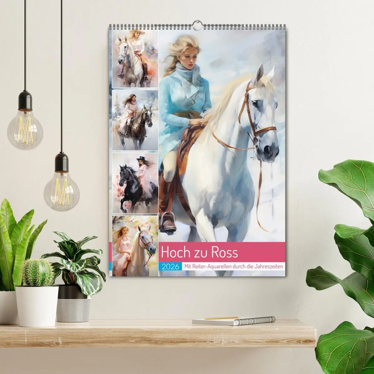 Bild: 9783516310283 | Hoch zu Ross. Mit Reiter-Aquarellen durch die Jahreszeiten...