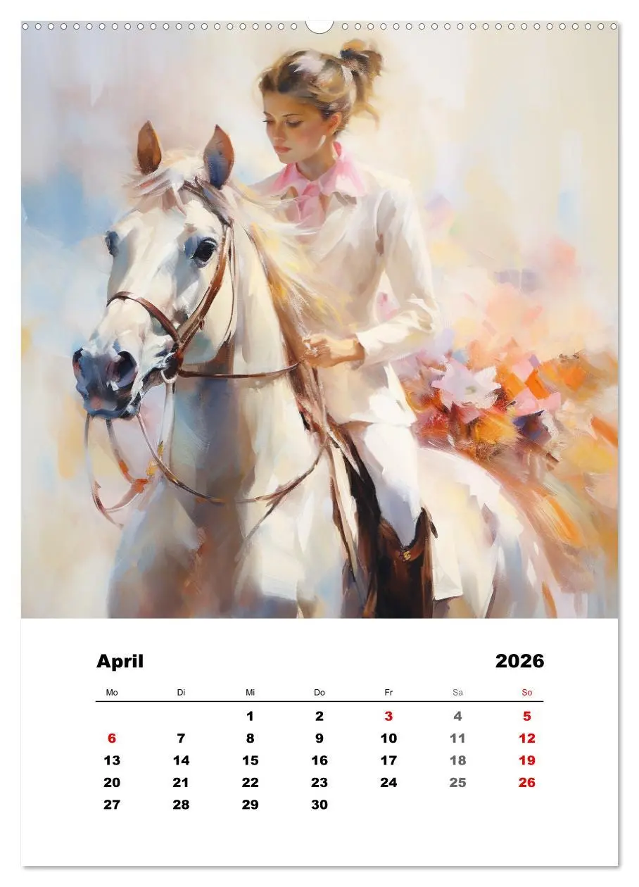Bild: 9783516310283 | Hoch zu Ross. Mit Reiter-Aquarellen durch die Jahreszeiten...