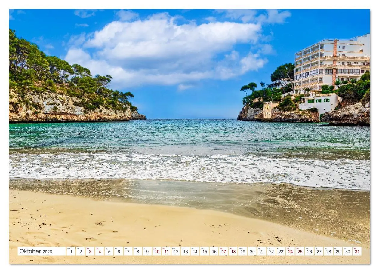 Bild: 9783516620283 | Mallorca - Traumhafte Buchten (Wandkalender 2026 DIN A4 quer),...