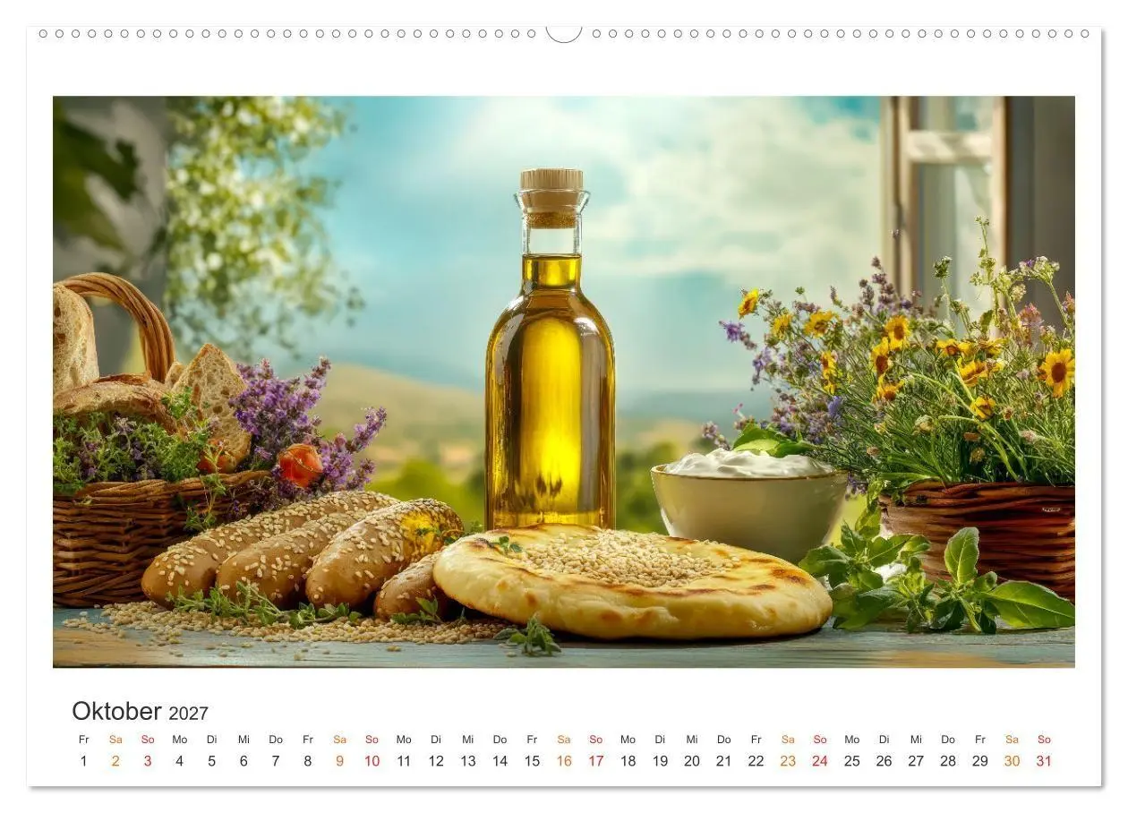 Bild: 9783516790283 | Küchenkalender - ÖL-Welten (Wandkalender 2027 DIN A2 quer),...
