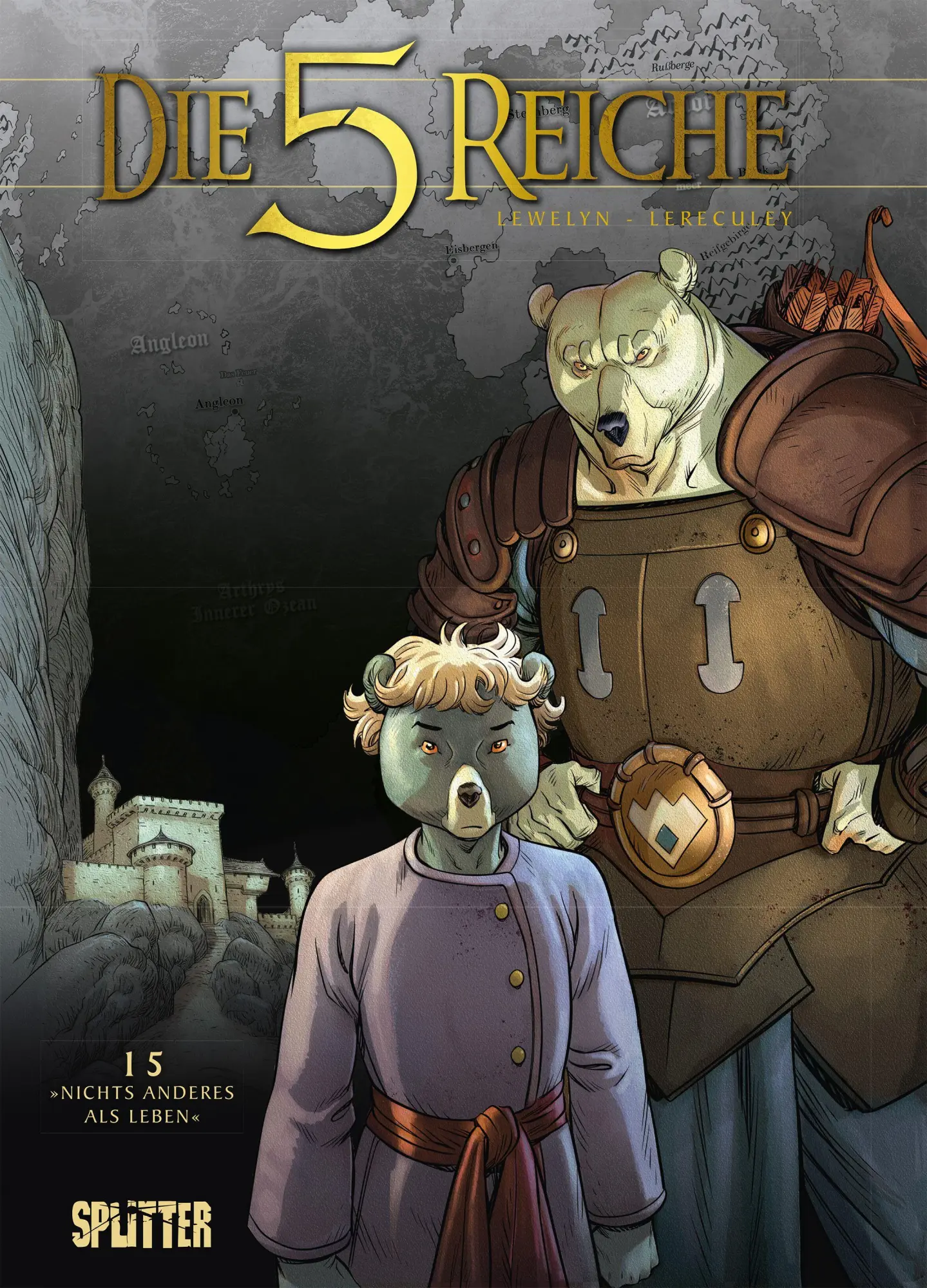 Cover: 9783689500283 | Die 5 Reiche. Band 15 | Nichts anderes als leben | Lewelyn | Buch