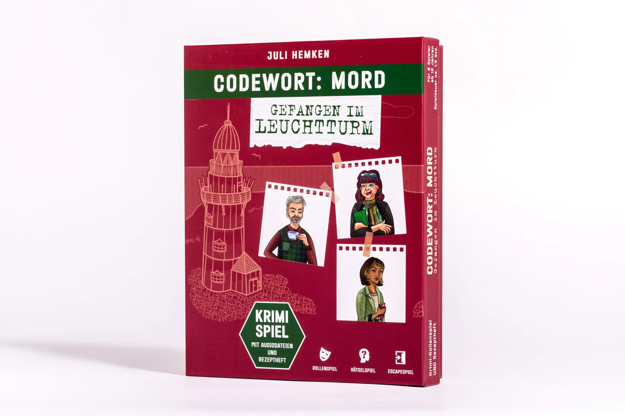 Bild: 9783809450283 | Codewort: Mord. Gefangen im Leuchtturm. Krimidinner-Rollenspiel und...