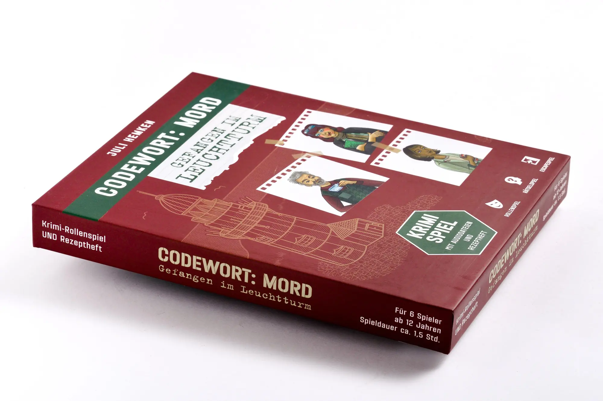Bild: 9783809450283 | Codewort: Mord. Gefangen im Leuchtturm. Krimidinner-Rollenspiel und...