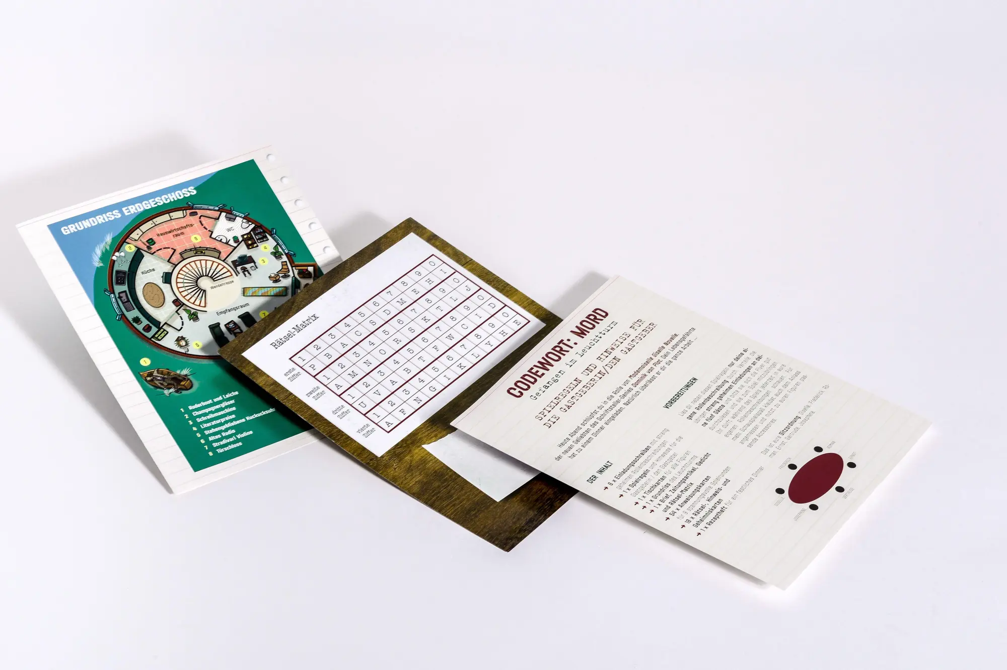 Bild: 9783809450283 | Codewort: Mord. Gefangen im Leuchtturm. Krimidinner-Rollenspiel und...