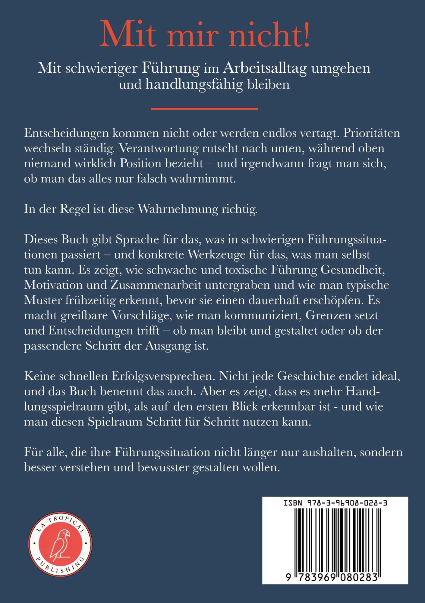 Rückseite: 9783969080283 | Mit mir nicht! | Gregor Baumgärtner | Taschenbuch | 272 S. | Deutsch