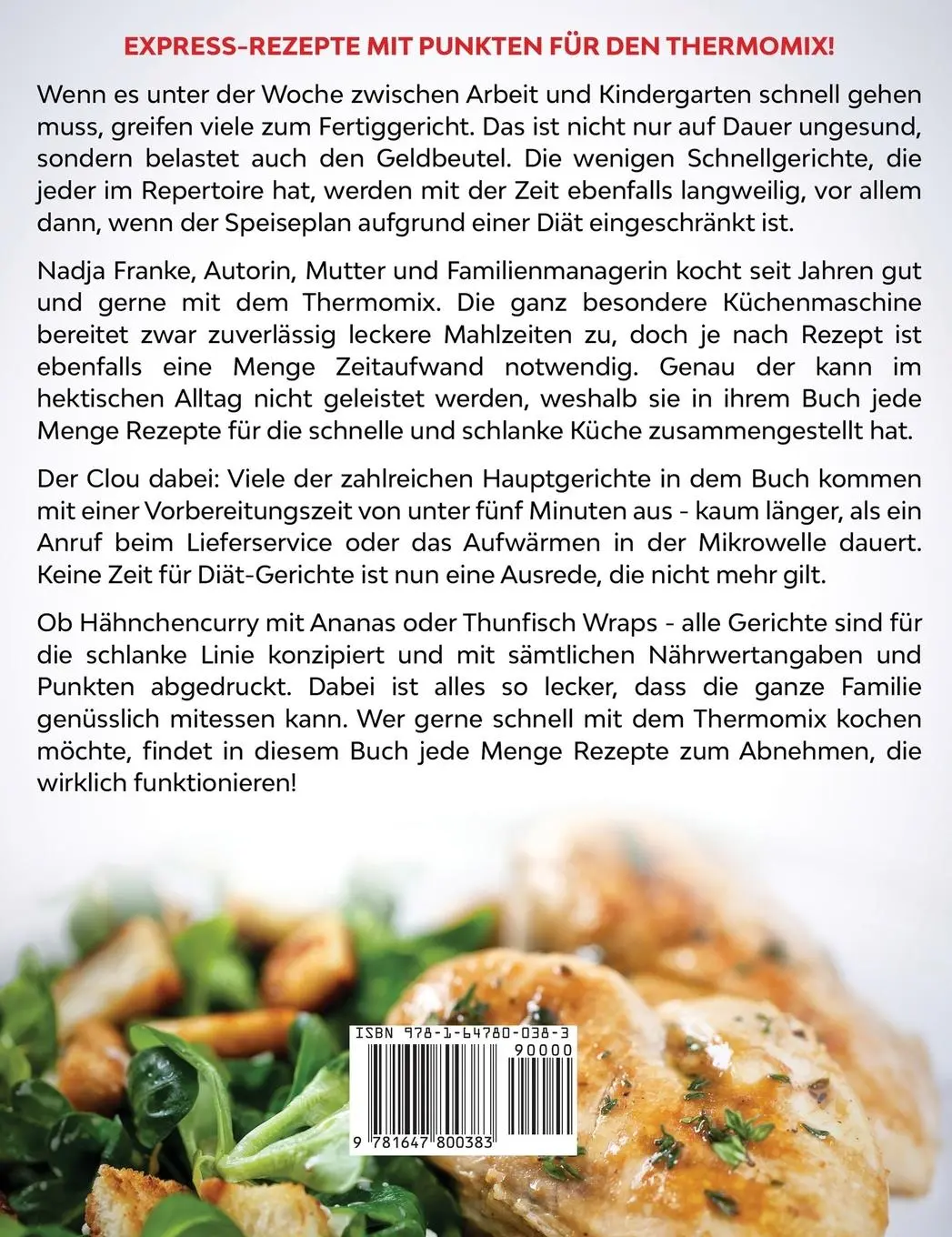 Rückseite: 9781647800383 | Punkte Mix Fix zum Abnehmen | Nadja Franke | Buch | 2020 | Nastas