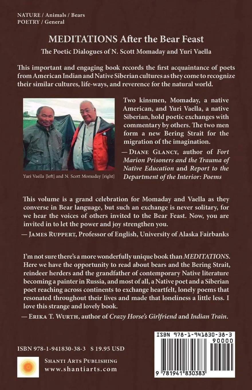 Rückseite: 9781941830383 | MEDITATIONS After the Bear Feast | N. Scott Momaday (u. a.) | Buch