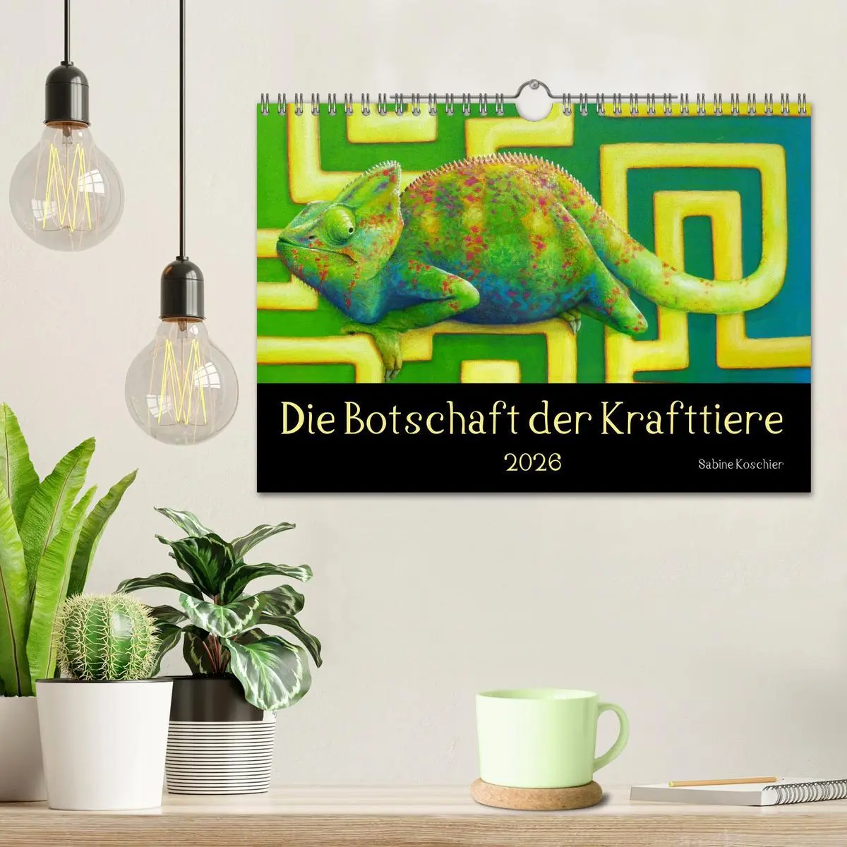 Bild: 9783457760383 | Die Botschaft der Krafttiere (Wandkalender 2026 DIN A4 quer),...