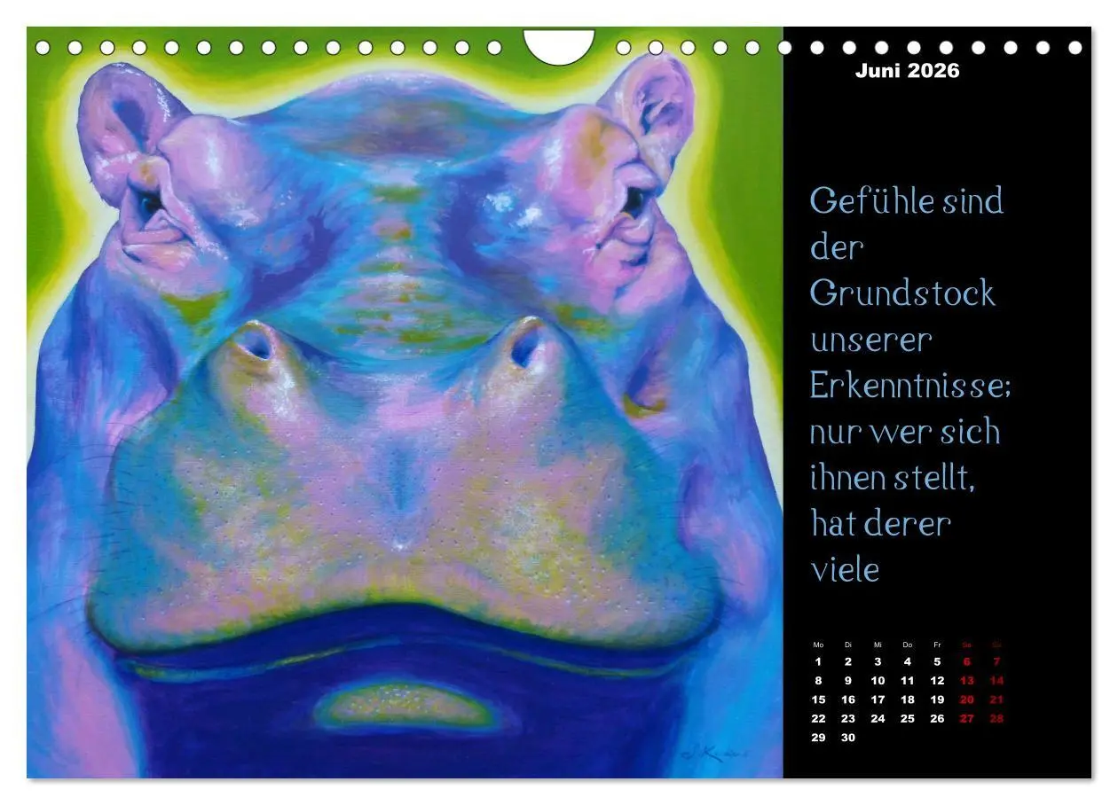Bild: 9783457760383 | Die Botschaft der Krafttiere (Wandkalender 2026 DIN A4 quer),...