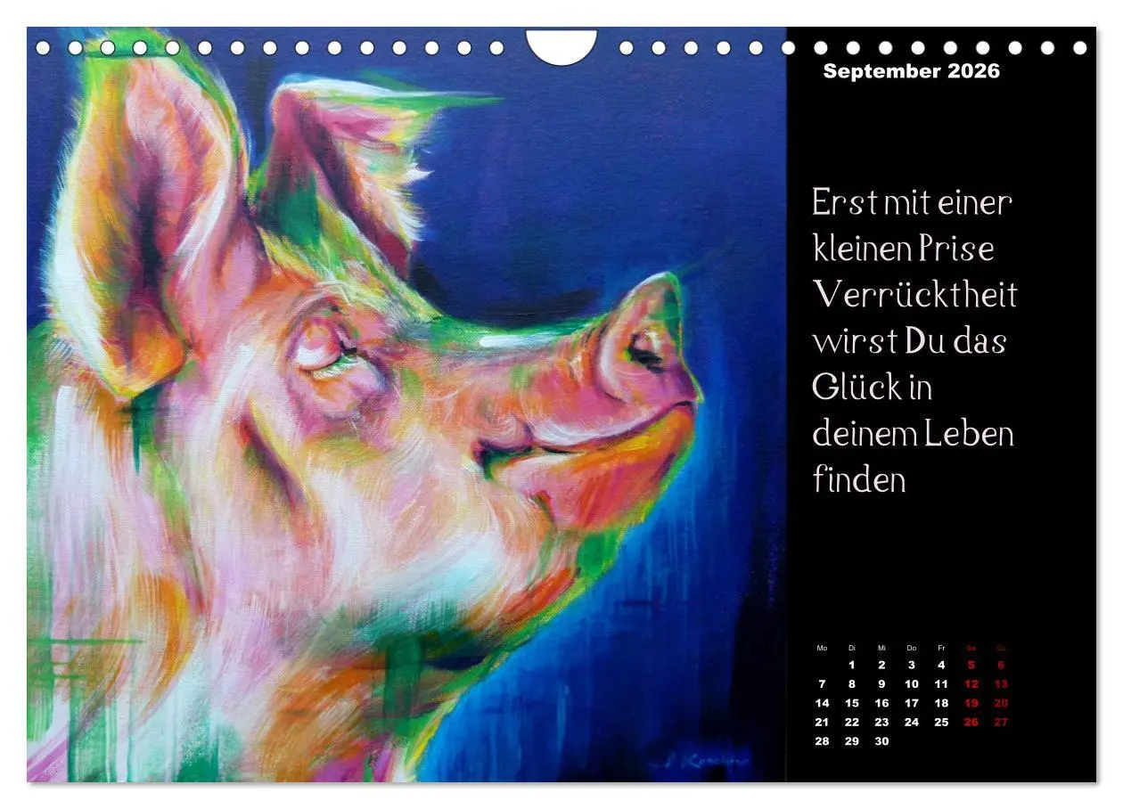 Bild: 9783457760383 | Die Botschaft der Krafttiere (Wandkalender 2026 DIN A4 quer),...