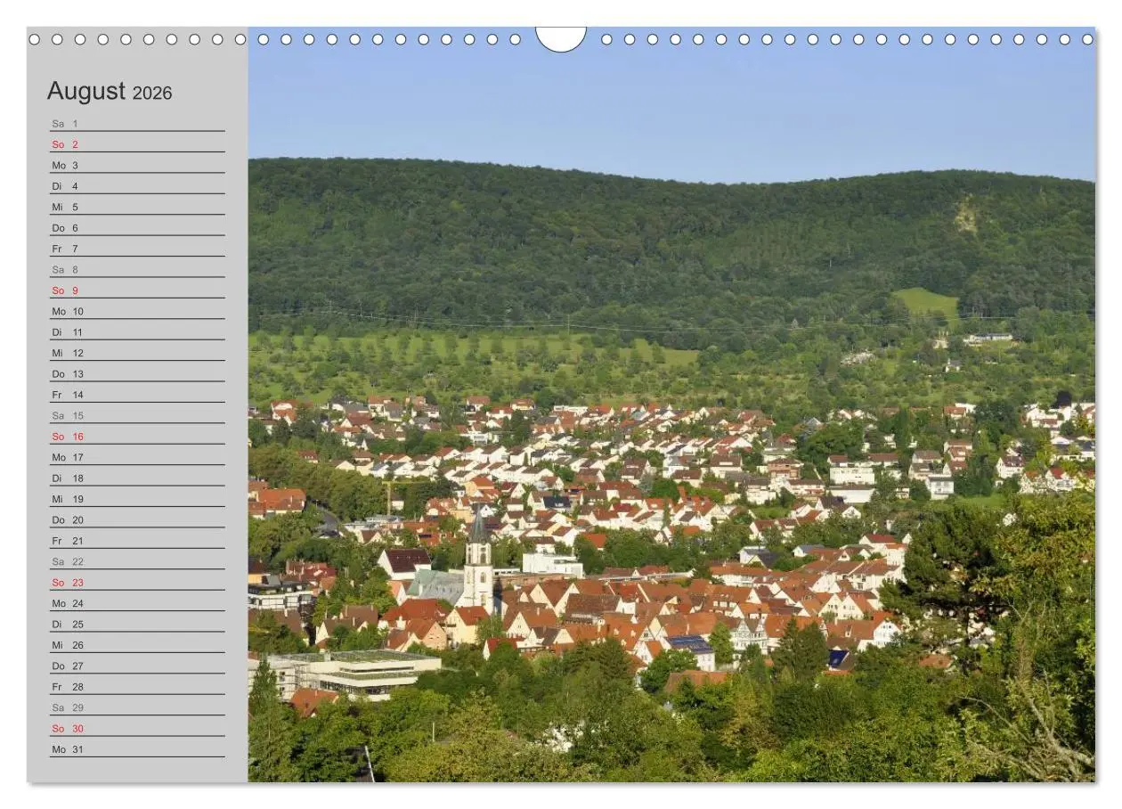 Bild: 9783457900383 | Pfullingen ... und Umgebung (Wandkalender 2026 DIN A3 quer),...