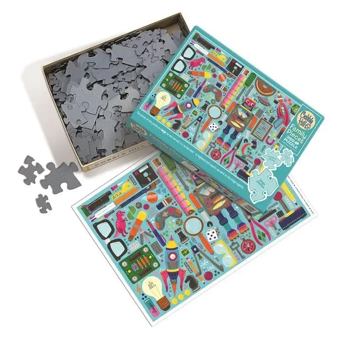 Bild: 625012470483 | COBBLE HILL PUZZLES - Bunter Krimskrams 350 Teile | Spiel | In Karton