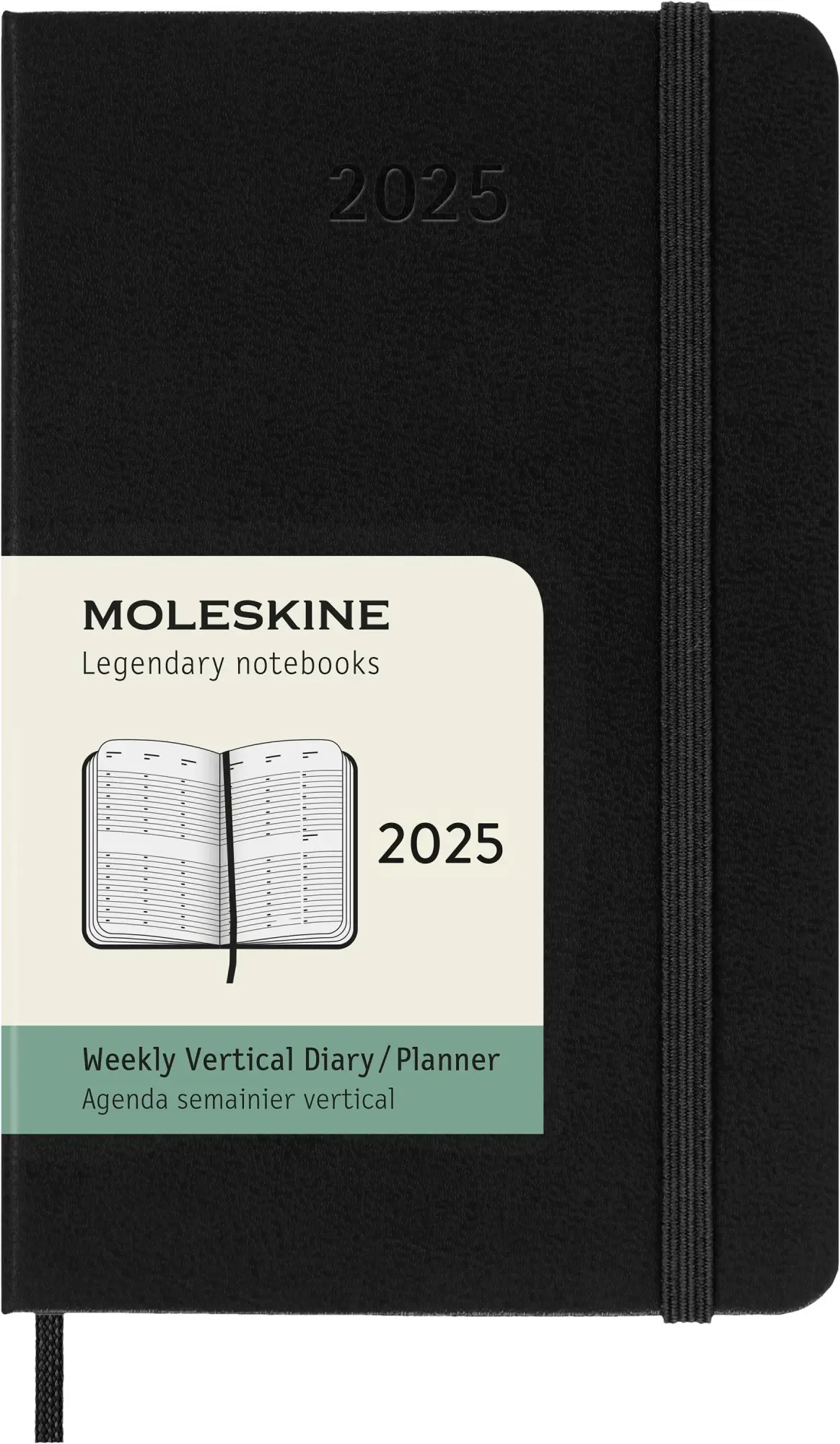 Bild: 8056999270483 | Moleskine Classic 12 Month 2025 Weekly Vertical Planner, Hard...