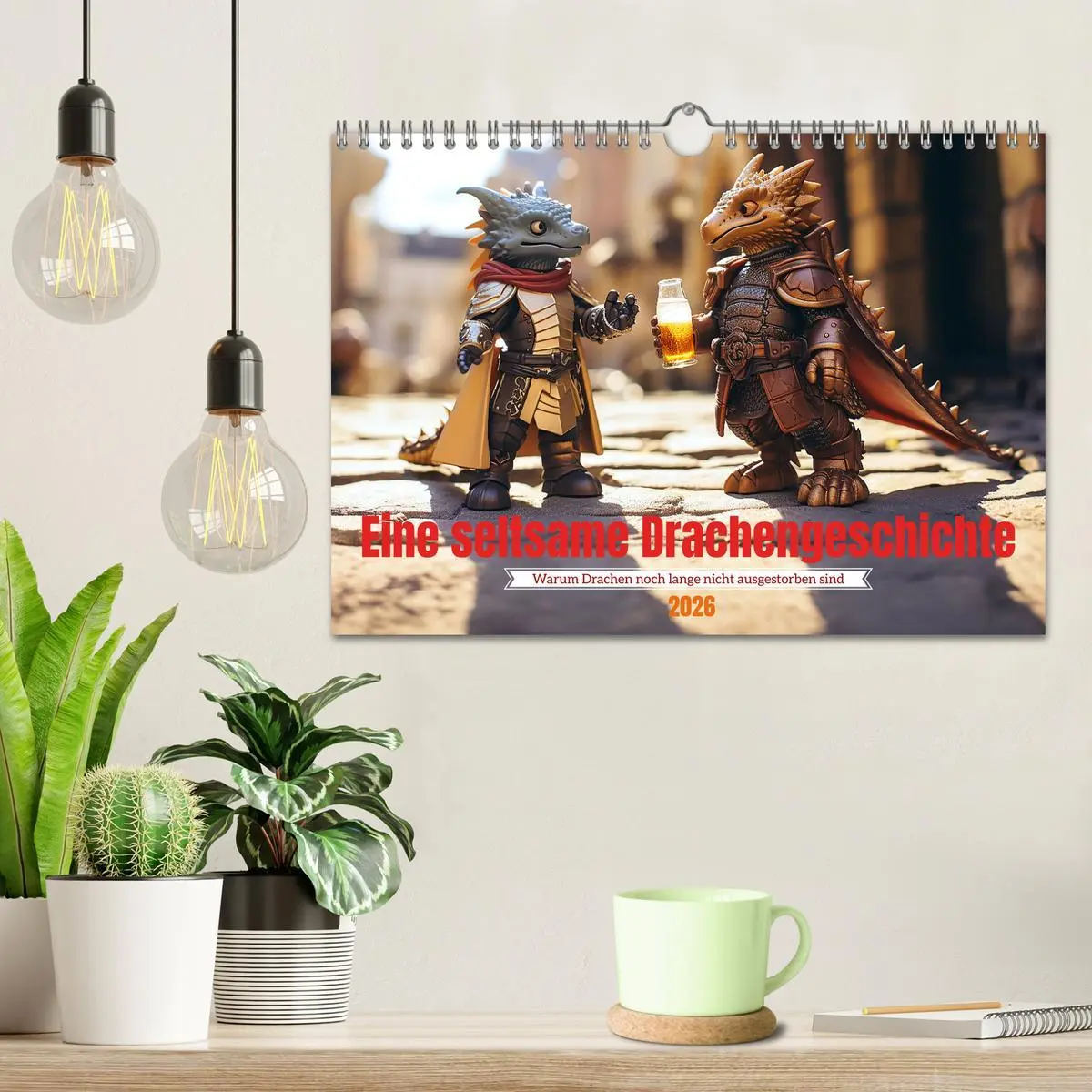 Bild: 9783457370483 | Eine seltsame Drachengeschichte (Wandkalender 2026 DIN A4 quer),...
