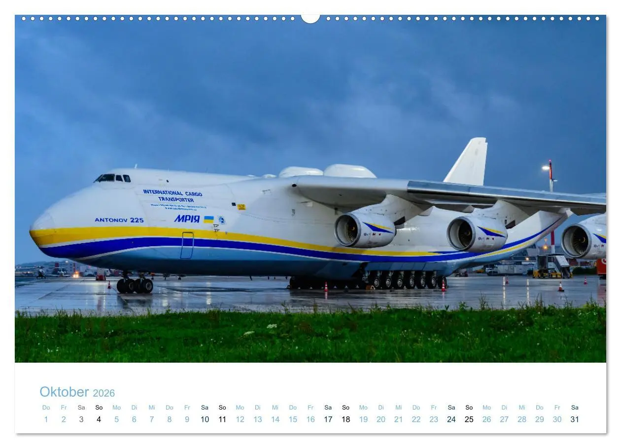 Bild: 9783457440483 | ANTONOV AN-225 "MRIJA" (hochwertiger Premium Wandkalender 2026 DIN...