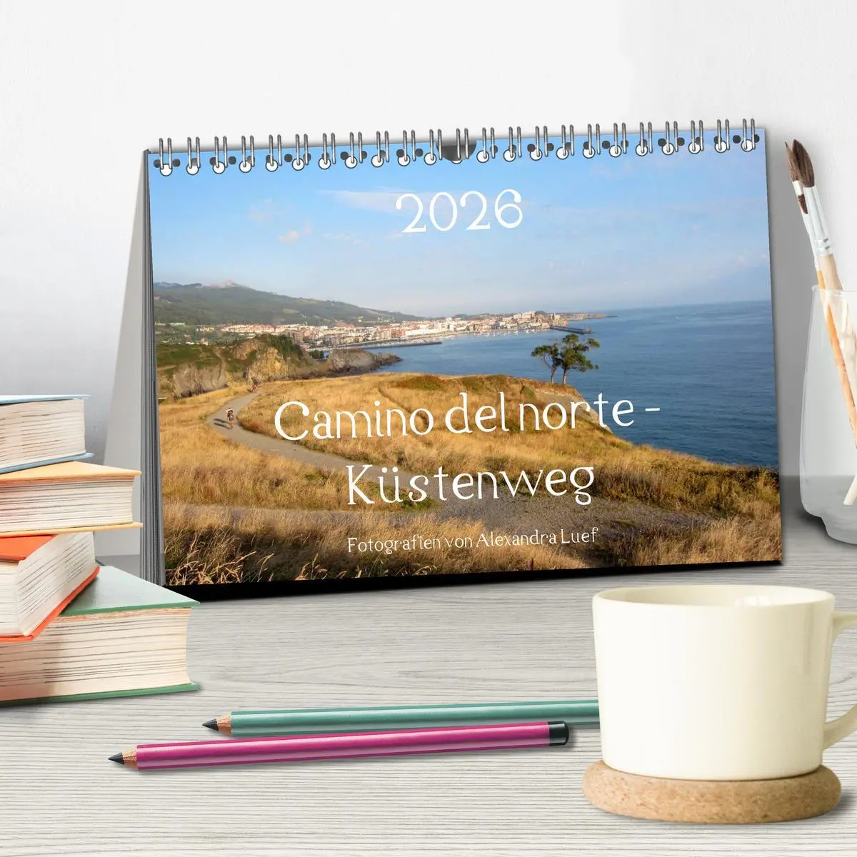 Bild: 9783516080483 | Camino del norte - Küstenweg (Tischkalender 2026 DIN A5 quer),...