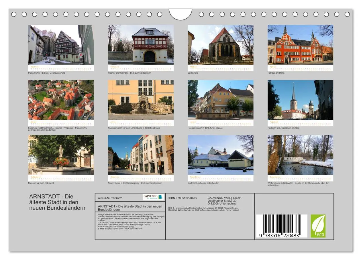 Bild: 9783516220483 | ARNSTADT - Die älteste Stadt in den neuen Bundesländern...