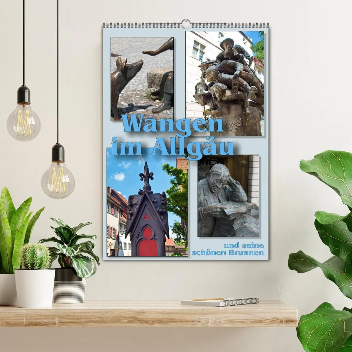 Bild: 9783516390483 | Wangen im Allgäu und seine schönen Brunnen (Wandkalender 2026 DIN...