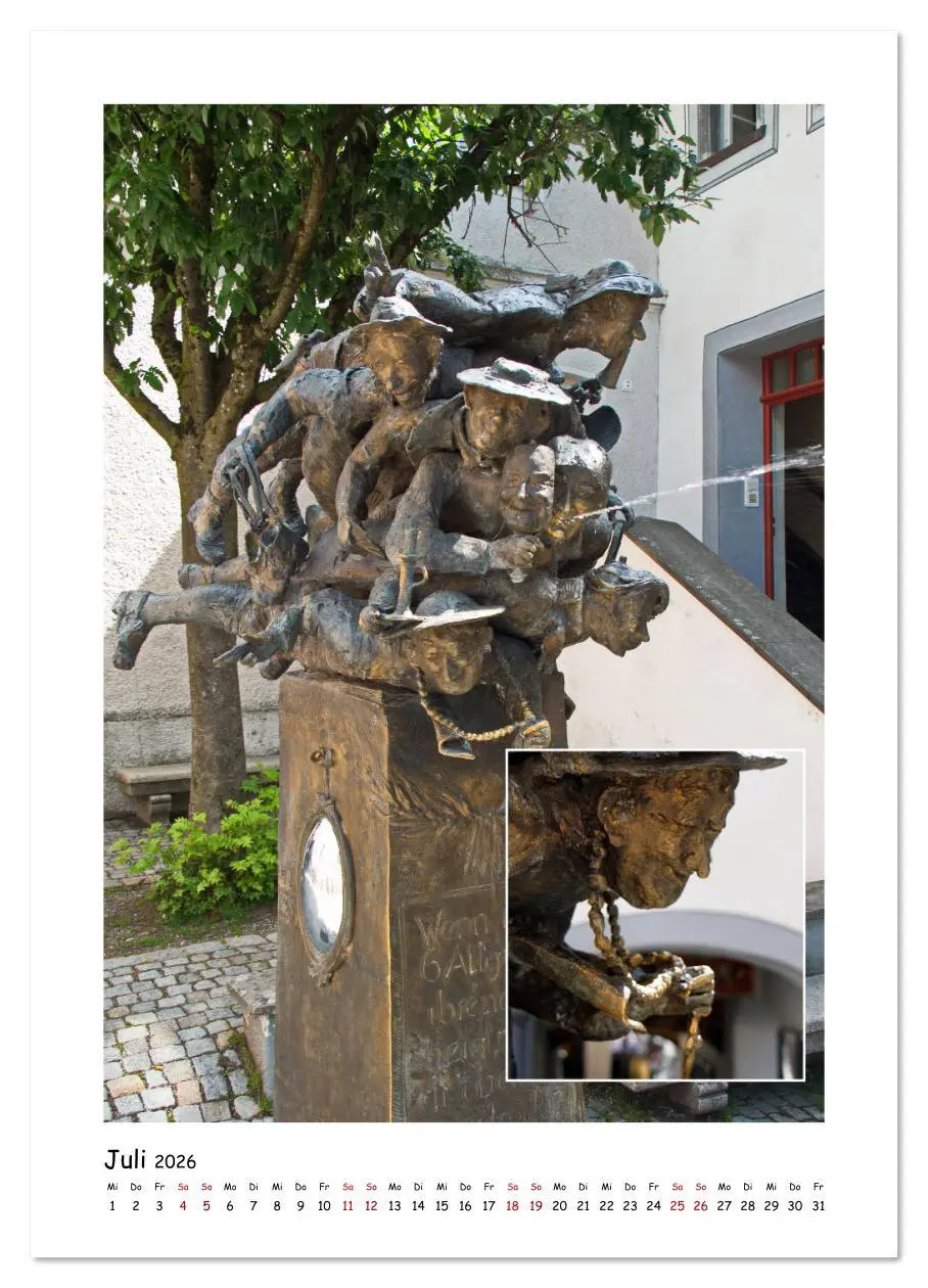 Bild: 9783516390483 | Wangen im Allgäu und seine schönen Brunnen (Wandkalender 2026 DIN...