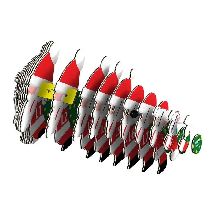 Bild: 9421035150583 | EUGY - 3D Bastelset Weihnachtsmann | Eugy | Spiel | 650055 | Deutsch