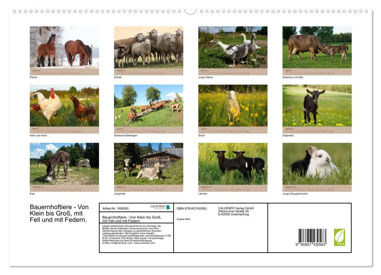 Bild: 9783457430583 | Bauernhoftiere - Von Klein bis Groß, mit Fell und mit Federn....