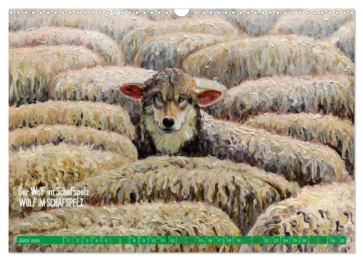 Bild: 9783516140583 | Sprichwörter (Wandkalender 2026 DIN A3 quer), CALVENDO Monatskalender