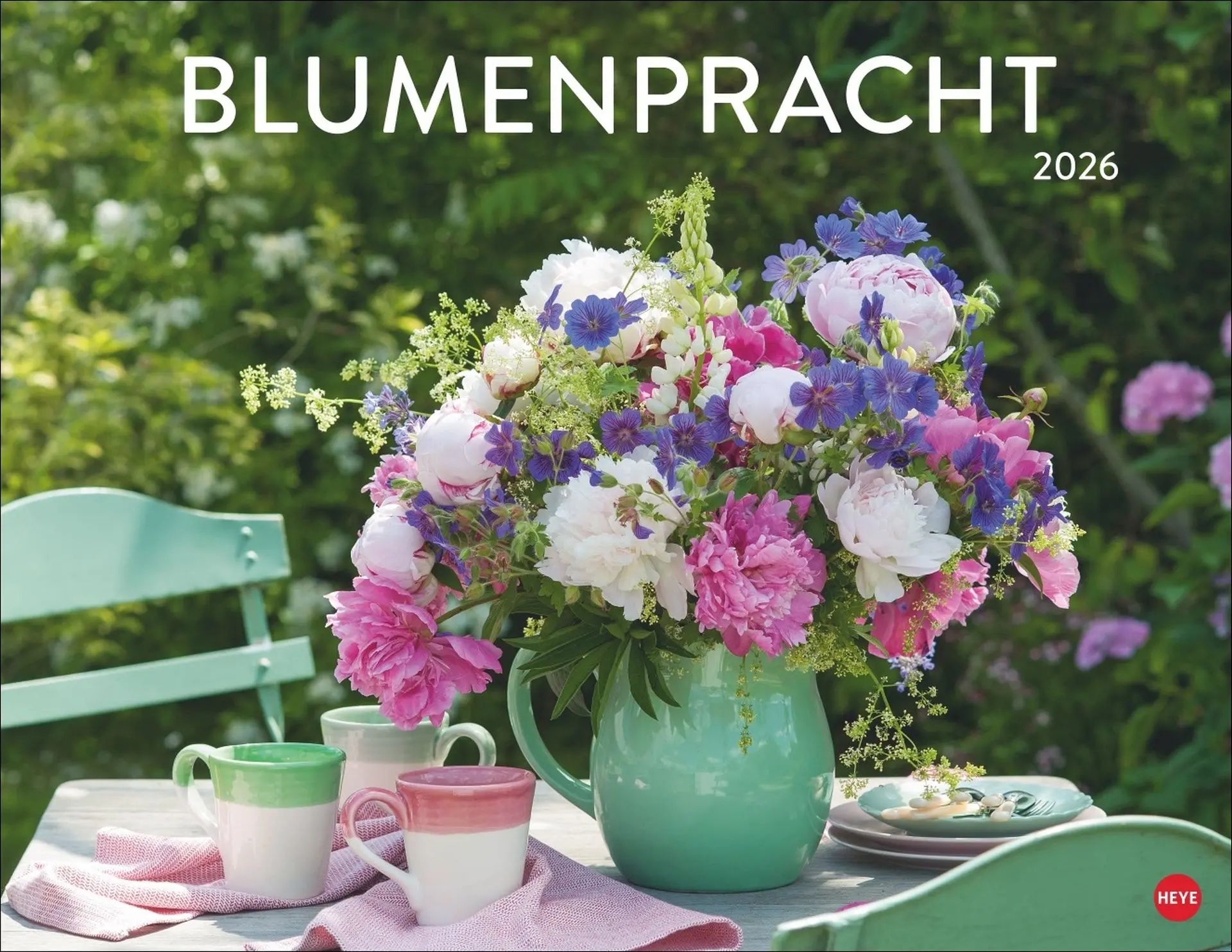 Cover: 9783756410583 | Blumenpracht Posterkalender 2026 | Heye | Kalender | Spiralbindung