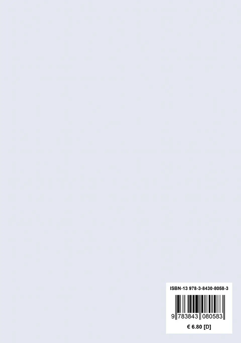 Rückseite: 9783843080583 | Eine Gemsjagd in Tirol | Friedrich Gerstäcker | Taschenbuch | 116 S.