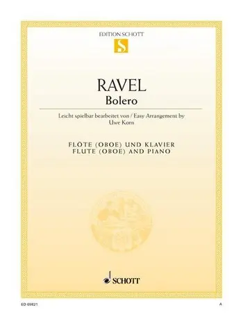 Cover: 9790001150583 | Bolero | Leicht spielbar bearbeitet | Maurice Ravel | Buch | Deutsch