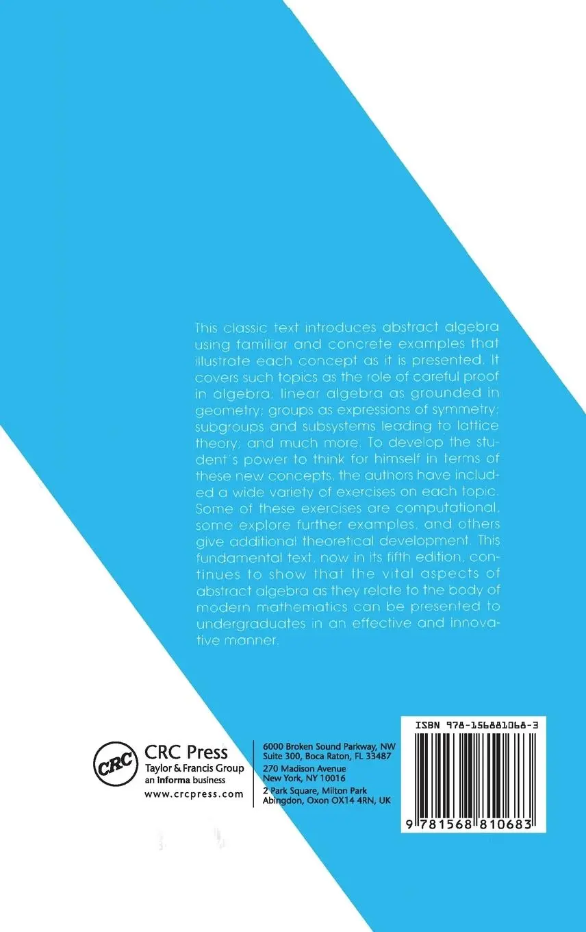 Rückseite: 9781568810683 | A Survey of Modern Algebra | Garrett Birkhoff (u. a.) | Buch | 1998