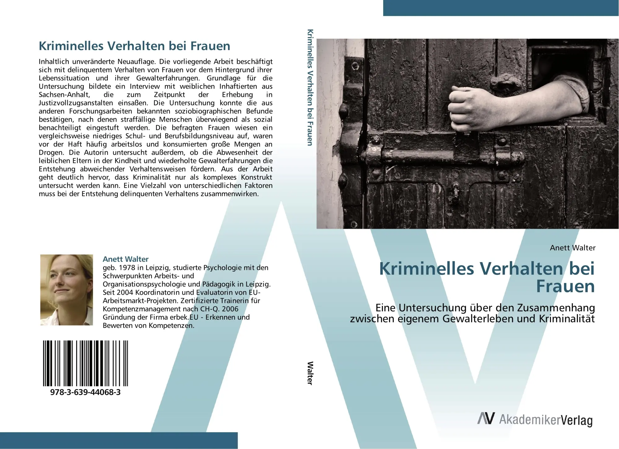 Cover: 9783639440683 | Kriminelles Verhalten bei Frauen | Anett Walter | Taschenbuch | 120 S.