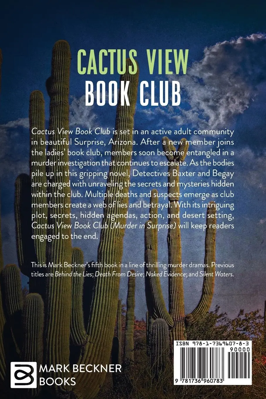 Rückseite: 9781736960783 | Cactus View Book Club | Murder in Surprise | Mark R Beckner | Buch
