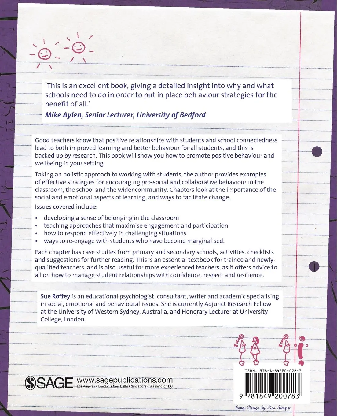 Rückseite: 9781849200783 | Changing Behaviour in Schools | Sue Roffey | Taschenbuch | Englisch