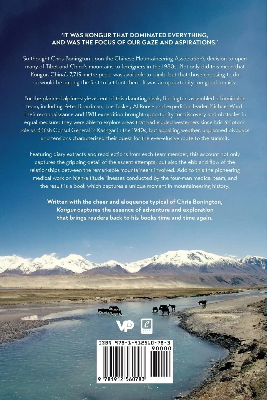 Rückseite: 9781912560783 | Kongur | China's Elusive Summit | Chris Bonington | Taschenbuch | 2020